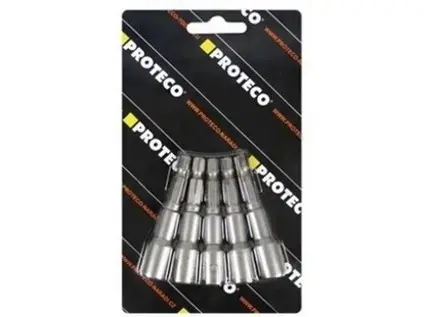 hlavice nástrčná 10 mm sada 5 ks s magnetem stopka 1/4"